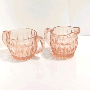Vintage Cream and Sugar set